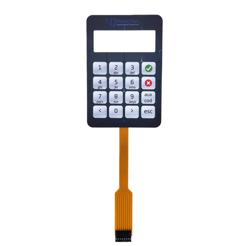 Industrial-Grade Ultra-Thin Touch Membrane Switch Panel (Customized)