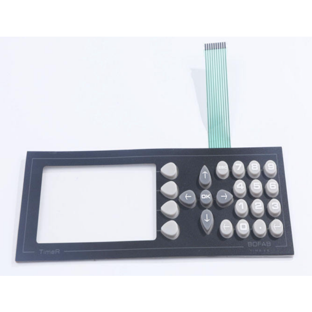 Customized IP67IP65 Waterproof Durable Backlight Silicone Rubber Membrane Switch for Industrial Use