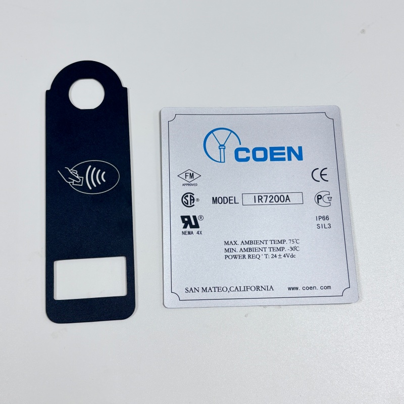 Frosted-Finish Membrane Control Panel