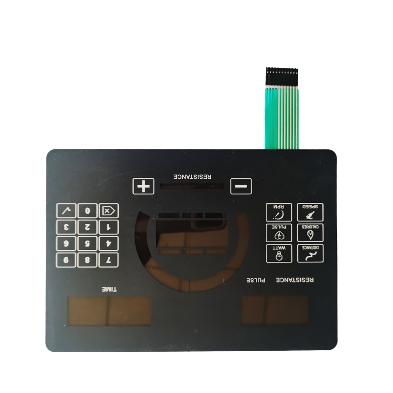 IP67 Waterproof Membrane Keypad – Integrated HMI Core Component for Commercial & Home Treadmills