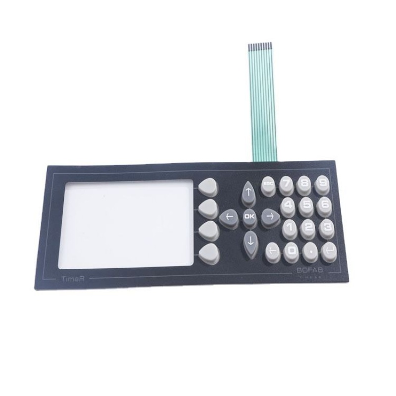 Custom Waterproof & Durable Silicone Rubber PET KeypadMembrane